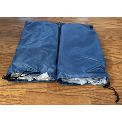 2Pk Universal Umbrella UPF50+ Sun Shade Adj Clamp Clip Beach Chair Wagon Sports