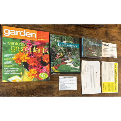 Sierra Home Custom 3D 6.0 LandDesigner Landscaping Software Windows 95/98/2000