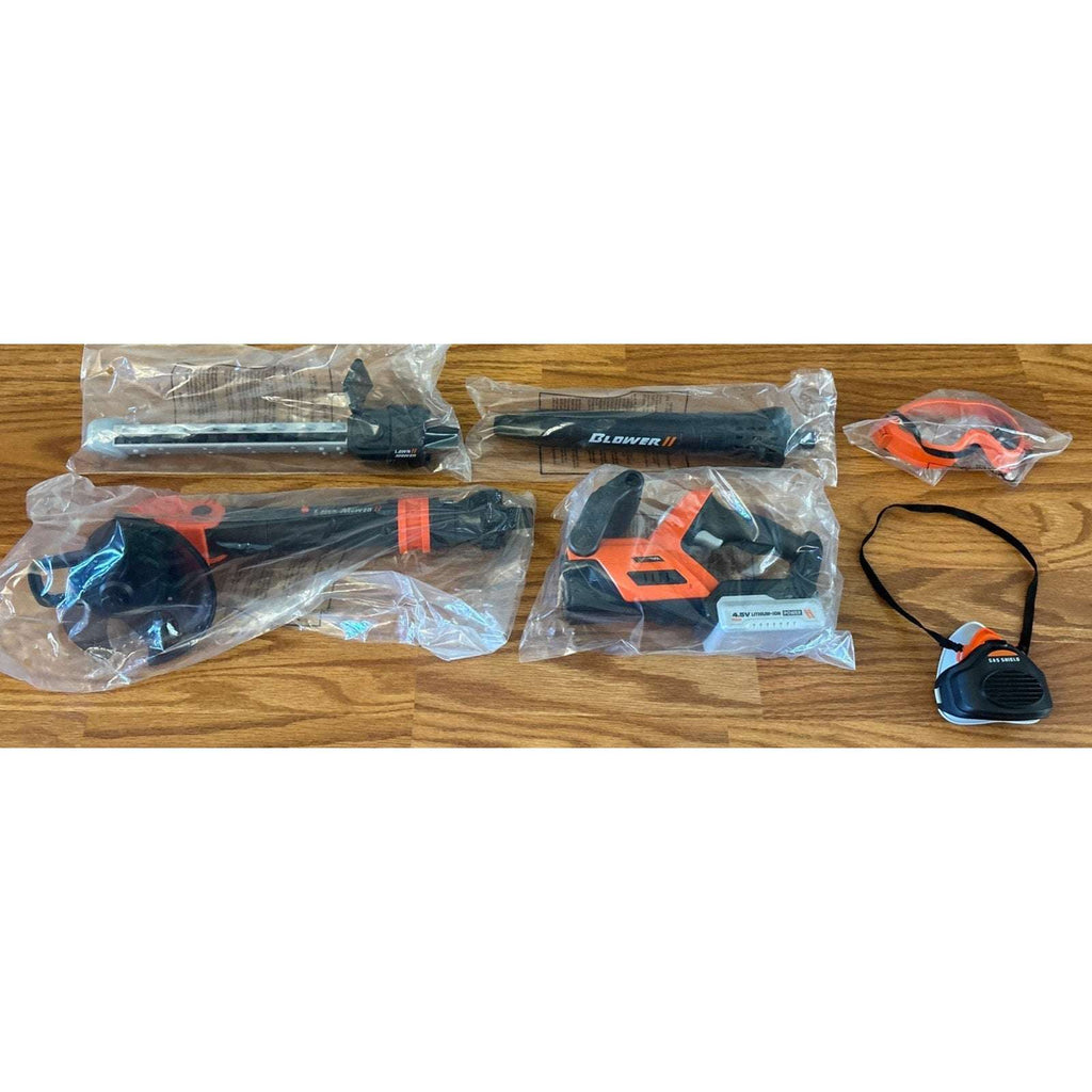 Kids Power Lawn Tool Set 3-in-1 w/ Sounds & Lights Weed Wacker, Trimmer & Blower