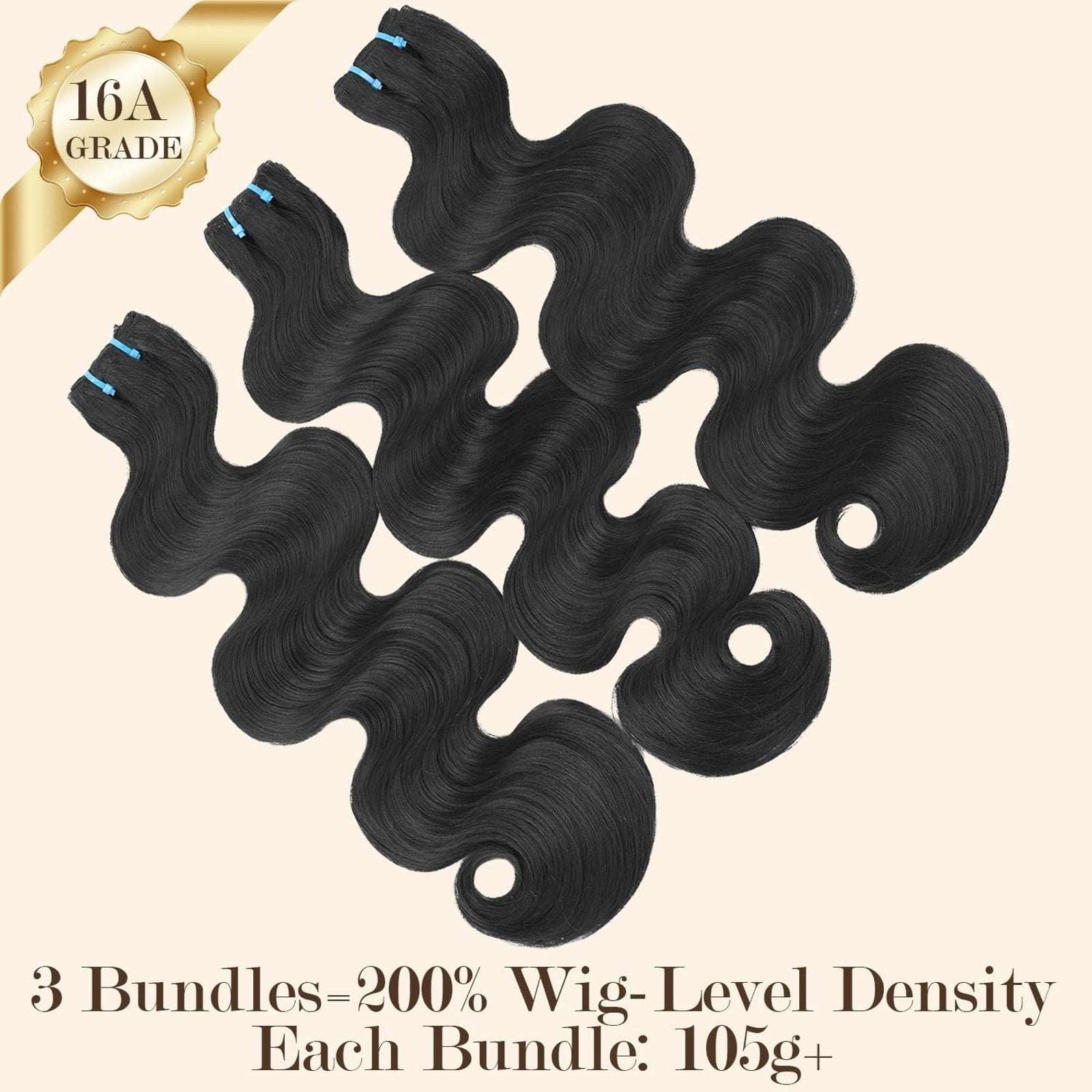 100% Raw Indian Body Wave Temple Real Human Hair Extension Bundle 18 20 22 Inch