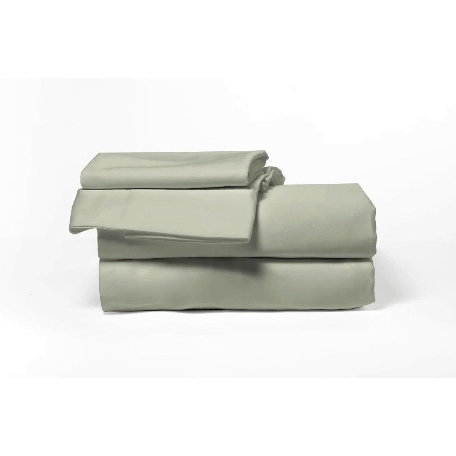 DreamFit DreamComfort 100% Natural Long Staple Cotton Queen Size Sheet Set, Sage