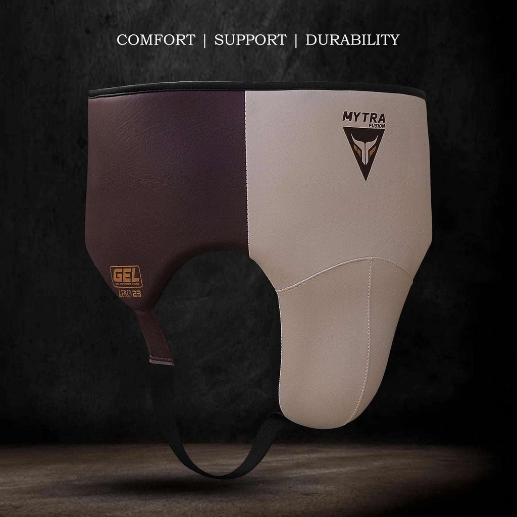 Mytra Fusion Boxing Groin Guard for MMA Muay Thai Kickboxing Martial Arts 28-33"