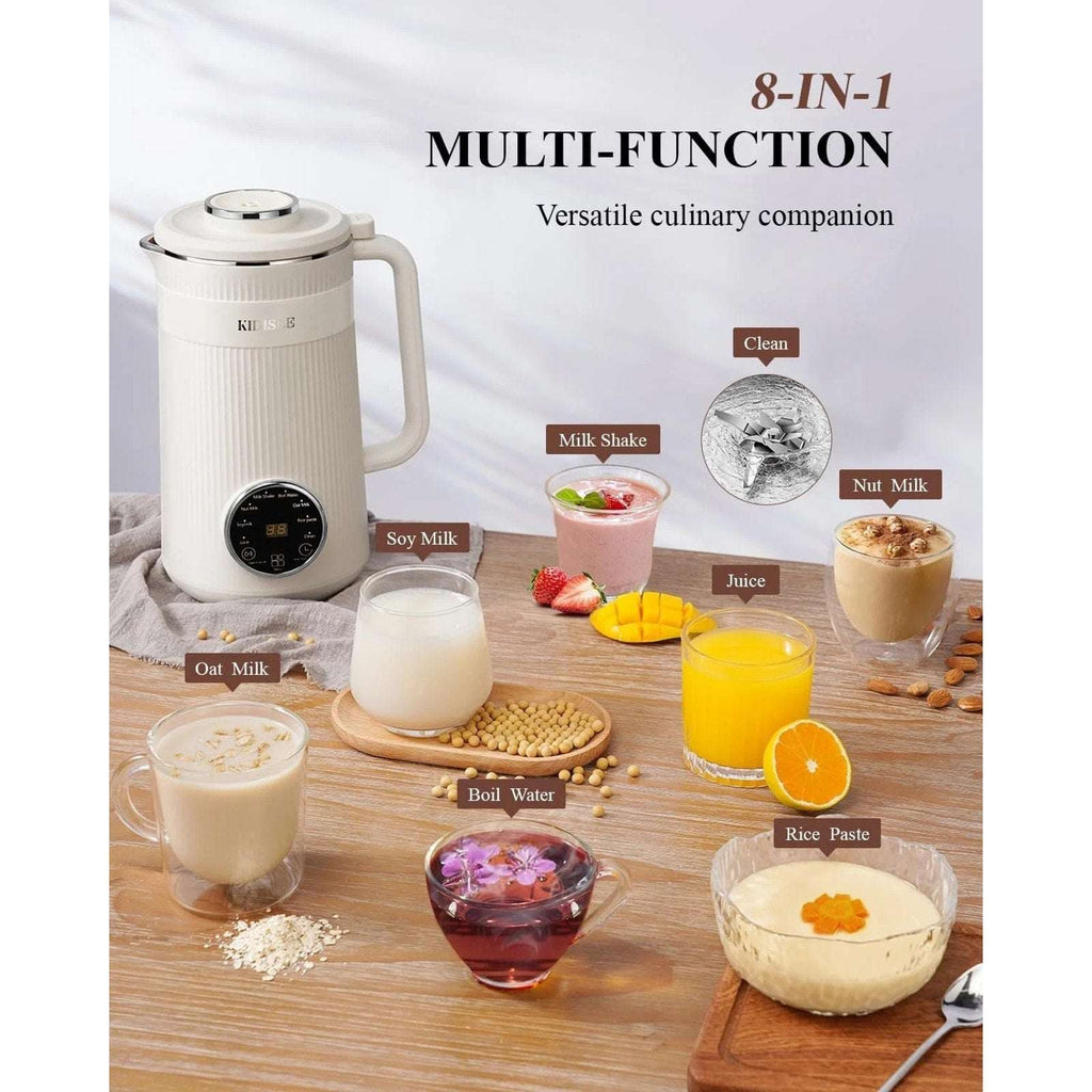 KIDISLE 8 in 1 Nut Milk Maker Blender, 32oz Homemade Soy, Almond, Oat, Coconut,
