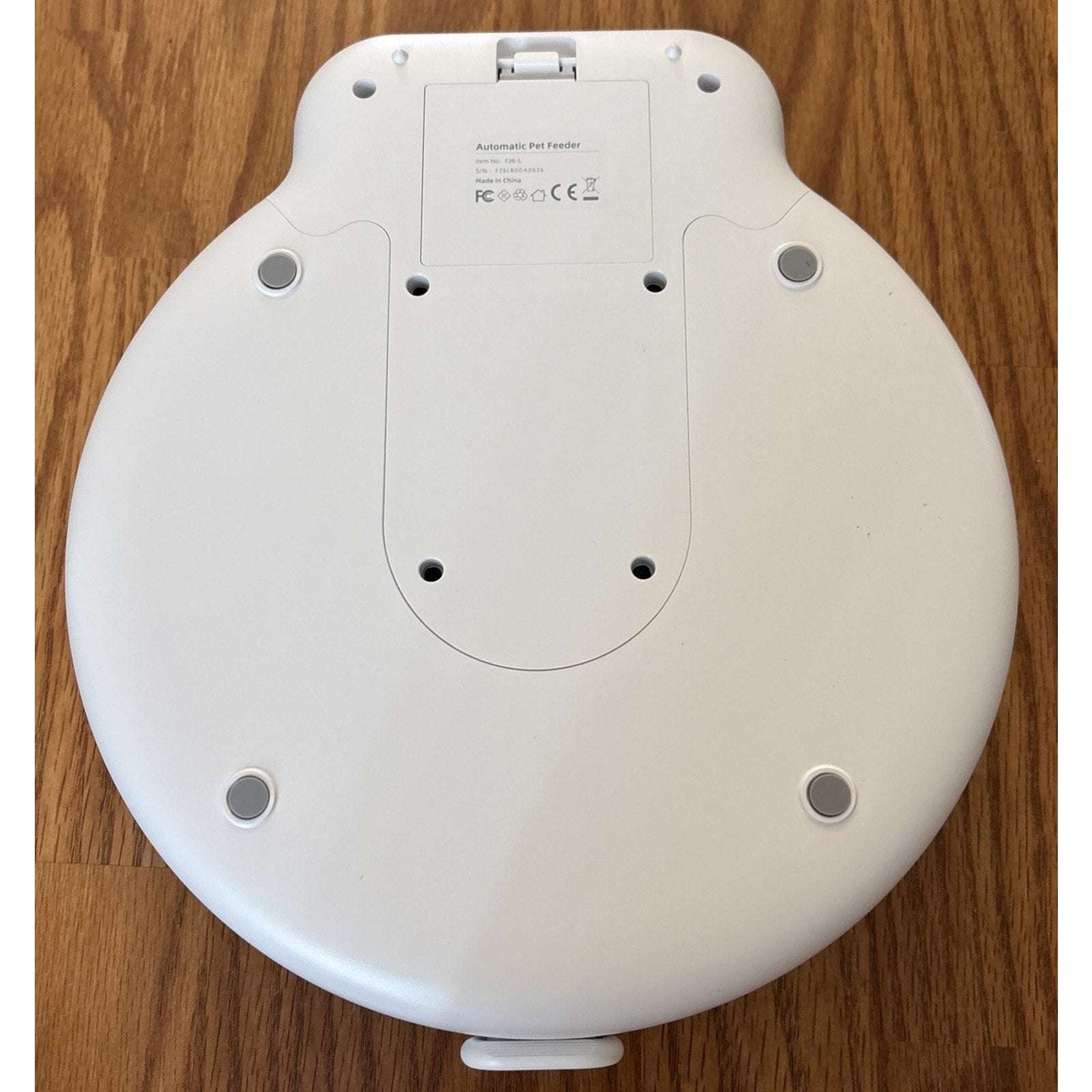 Automatic Cat 4 Tray Feeder Wet/Dry Food Portable Cordless Dog Food Dispenser