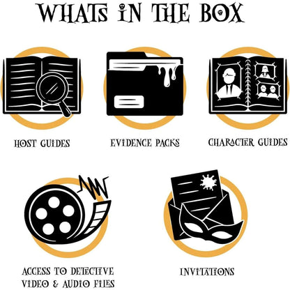 Masters of Misery Monster Mansion Murder Mystery Dinner Party Game 4-20 Players