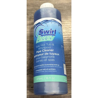 Pipe Cleaner Flush Dirt & Grime for Whirlpool Bath Spa Hot Tubs Swirl Away 475mL