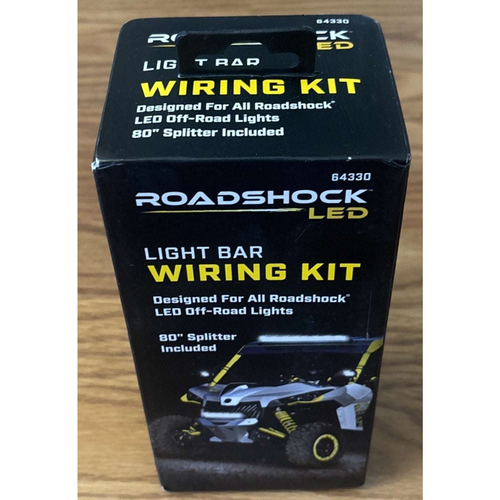 ROADSHOCK OFFROAD LED Light Bar Wiring Harness Kit 40A Relay +80" Splitter 64330