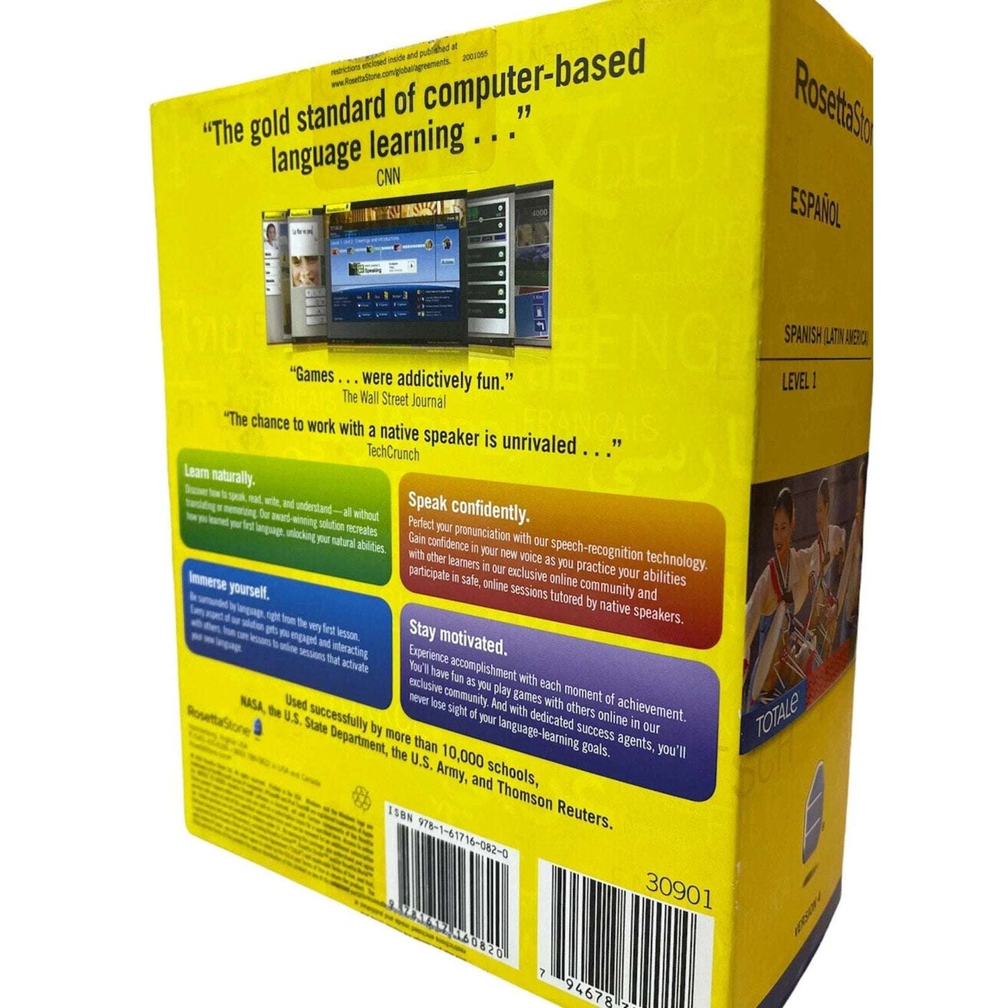 Rosetta Stone Spanish Espanol (Latin America) Level 1 Version 4 with Code SEALED