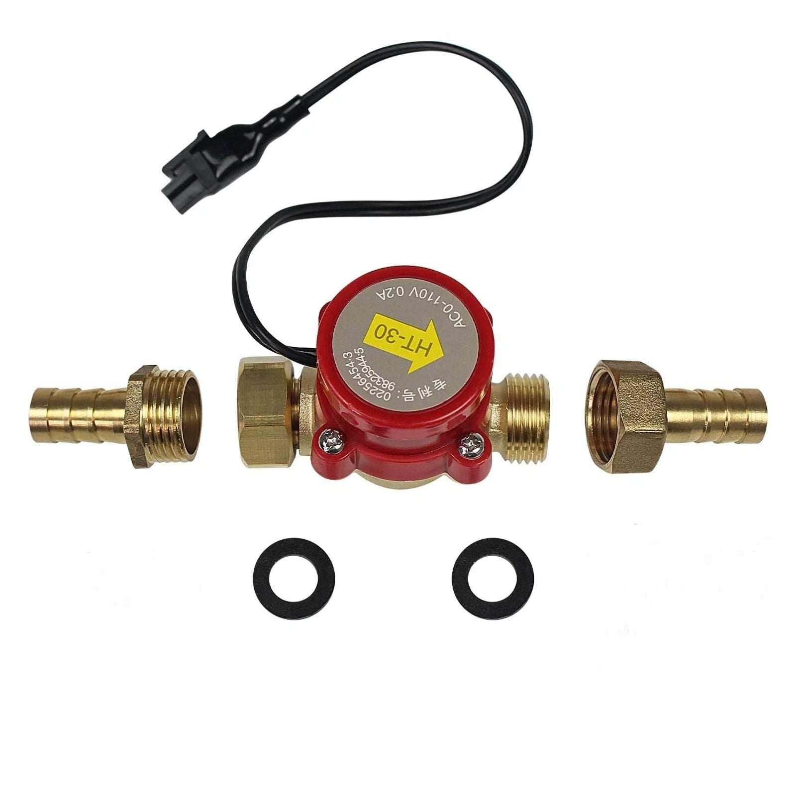 Water Flow Sensor Switch HT-30 AC 0-110V 0.2A 10MM G3/4 "-3/4" Thread for CO2 La