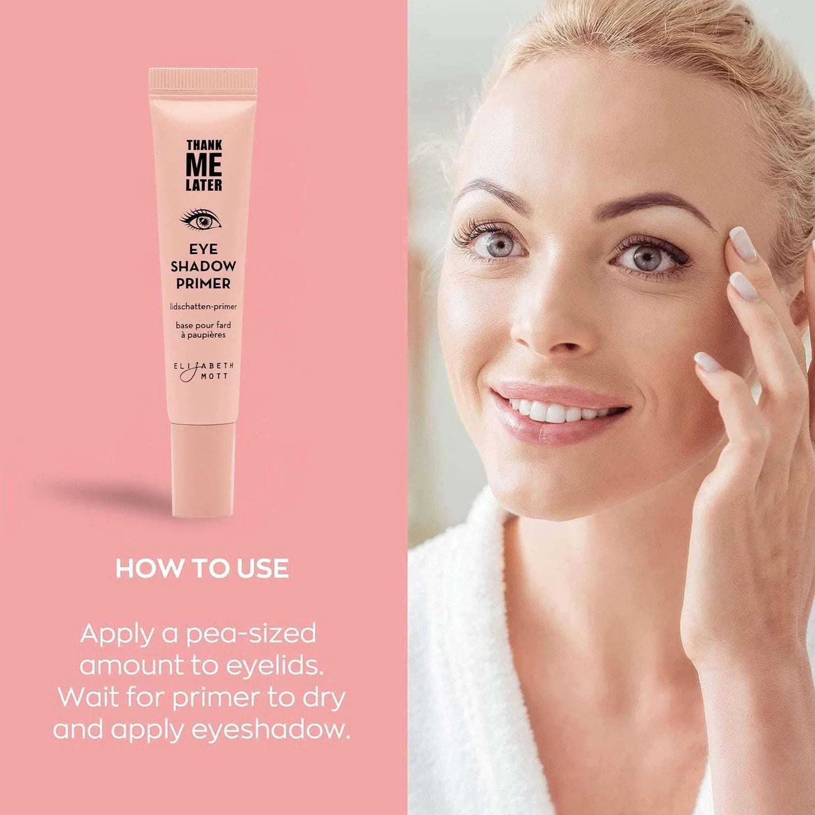 Thank Me Later Eye Primer - Long-Lasting, Eyeshadow Primer Base for Oily Lids