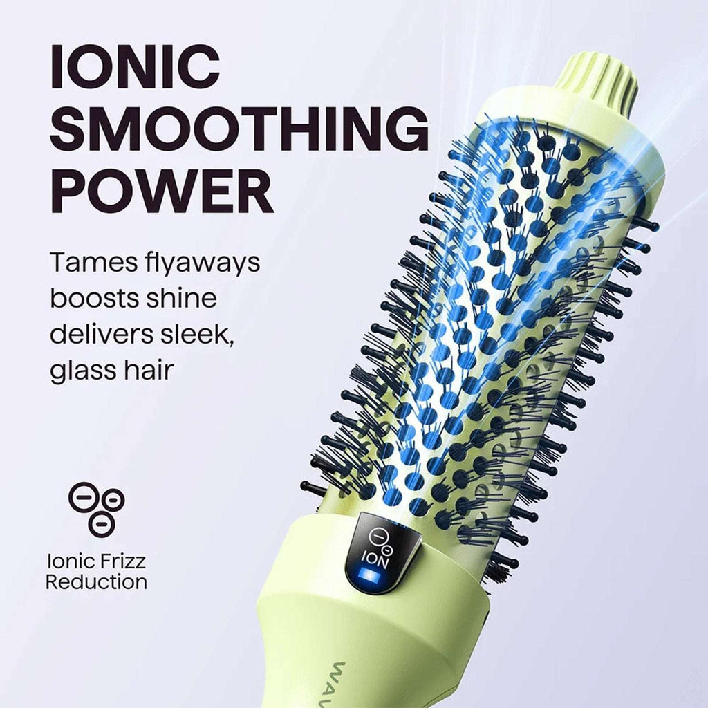 Wavytalk Blowout Boost Ionic Smoothing Thermal Heated Round Brush 1.5" - Green