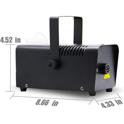 400W 1500CFM Portable Halloween DJ Party Fog Machine 2 Remotes & Fuse Protection