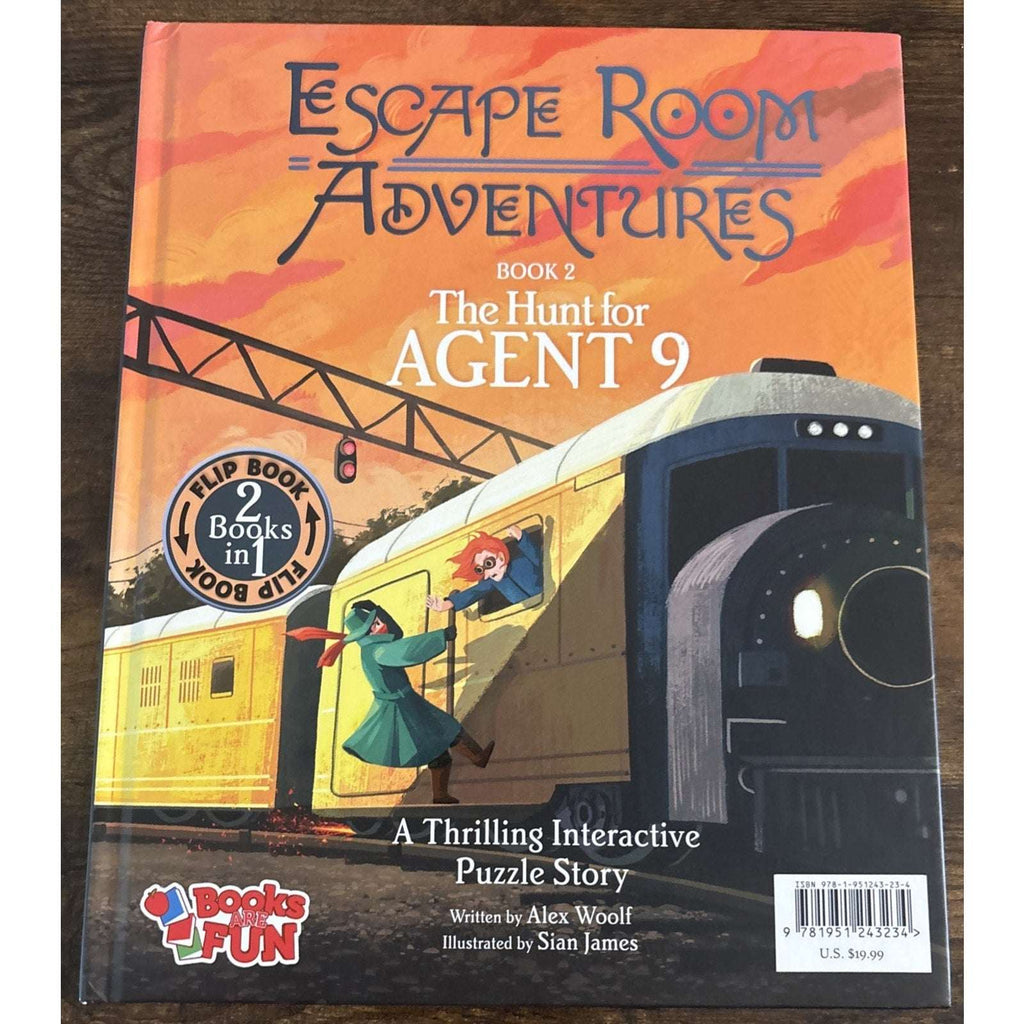 Escape Room Adventures 2 Books in 1 Sherlock's/Hunt Agent 9 - Interactive Puzzle