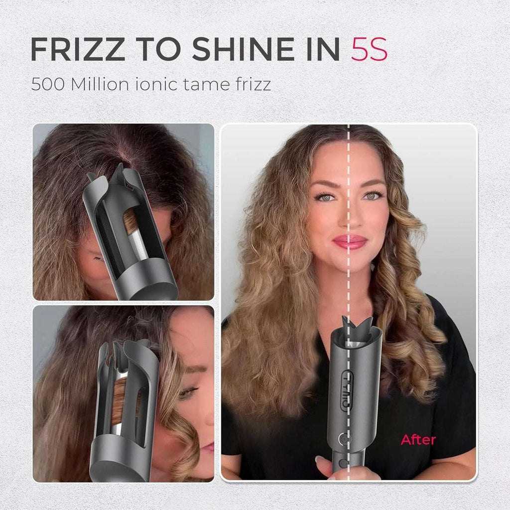 TYMO CURLPRO 1" Automatic Rotating Curling Iron Wand Beach Waves NEW!