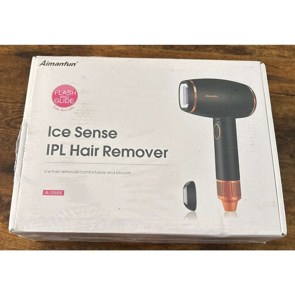 Aimanfun Ice Sense IPL Hair Remover A-3588 - 300K+ Flashes, Cooling, Automatic