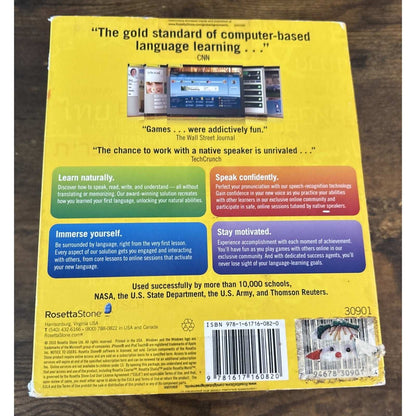 Rosetta Stone Spanish Espanol (Latin America) Level 1 Version 4 with Code SEALED