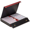 Yellow Mountain Rouge Heritage Chinese Mahjong Set, 146 Engraved Melamine Tiles