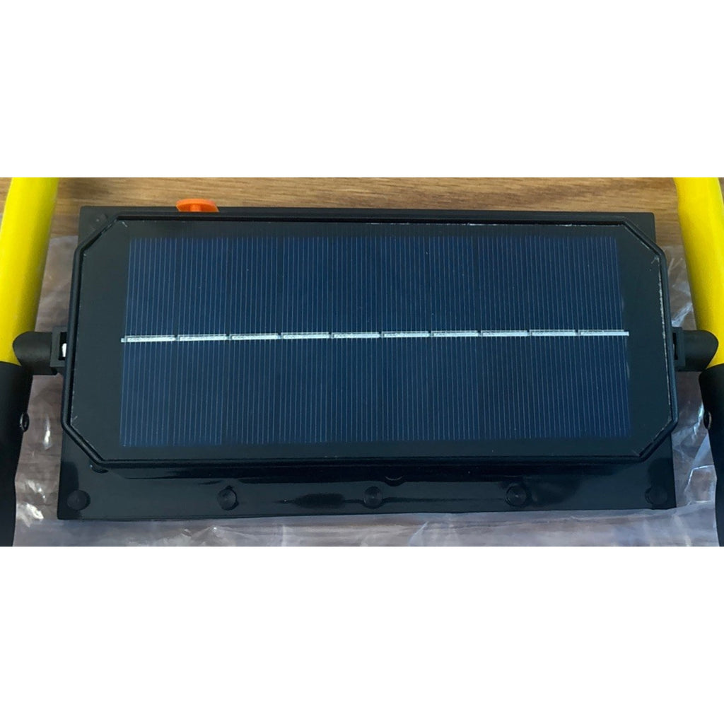 80W Solar LED Work Light 8000lm 13500mAh Rechargeable Battery Stand Timer Remote