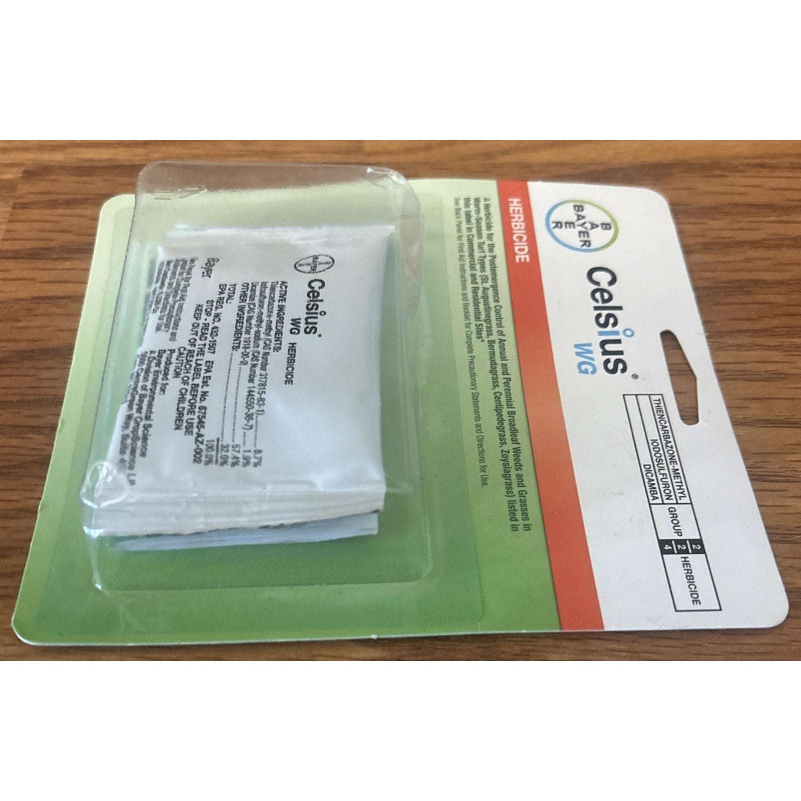 4x Celsius Herbicide - Single dose 0.226 oz Easy Mix Packet - Post Emergent