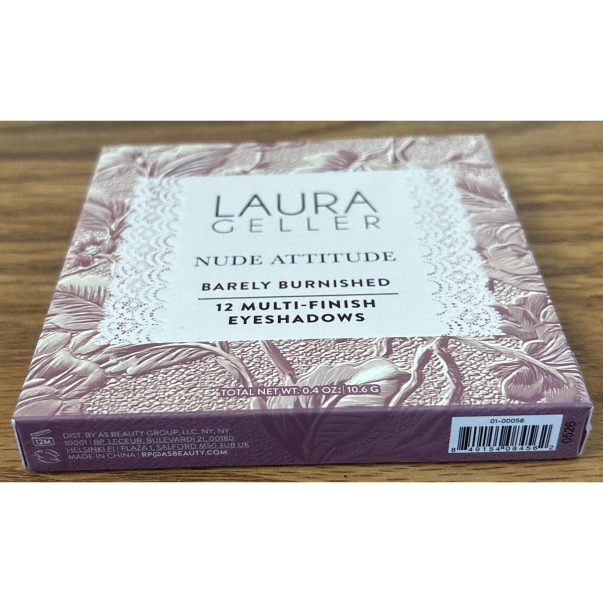 Laura Geller Nude Attitude 12 Eyeshadow Palette Barely Burnished NIB Sealed