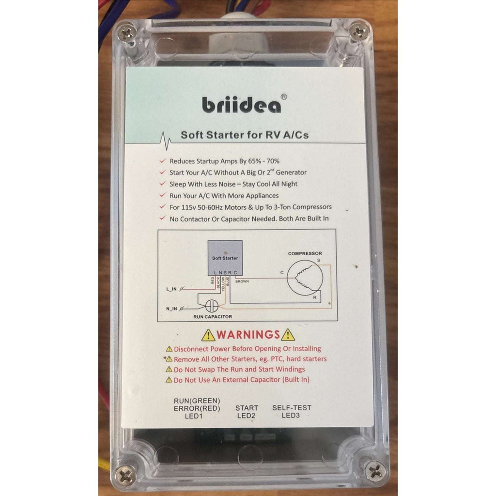 Briidea Soft Start for RVs Air Conditioner For 115v 50-60hz Motors HASS-02
