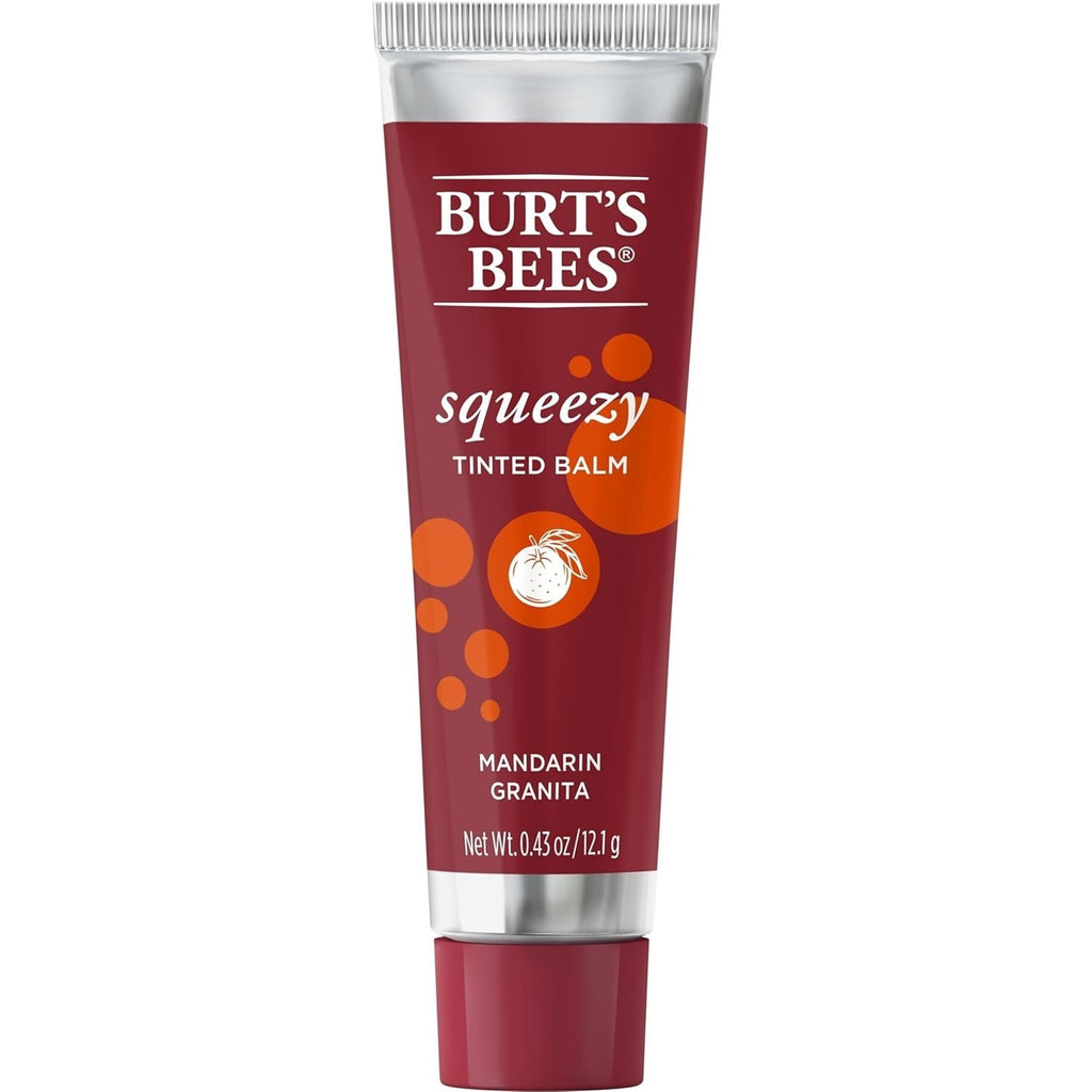 Burts Bees Squeezy Hydrating Tinted Lip Balm in Mandarin Granita (3-Pack)