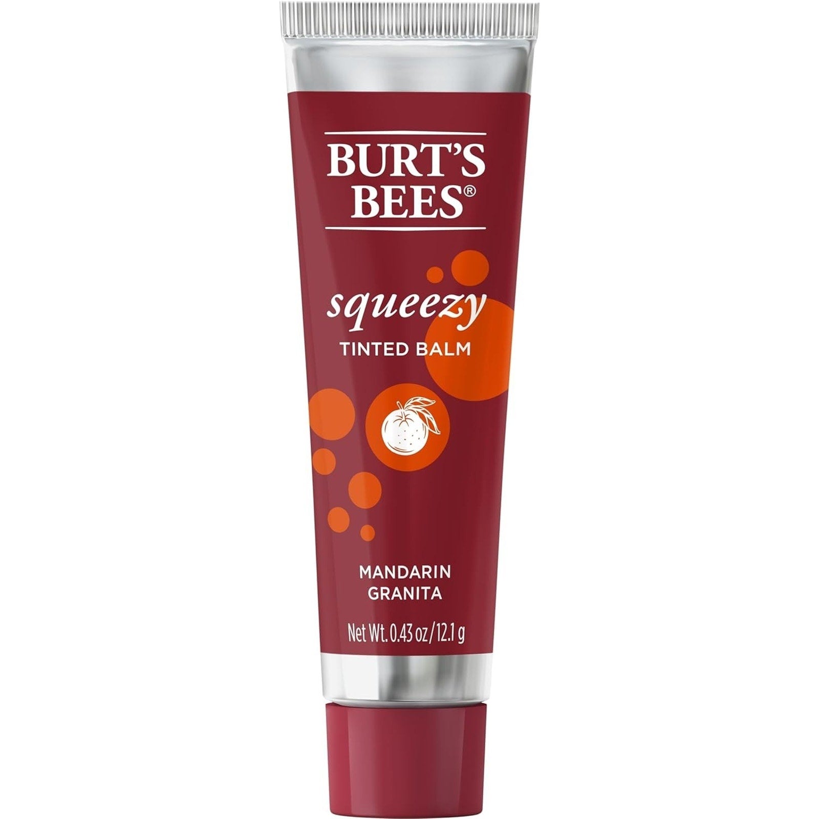 Burts Bees Squeezy Hydrating Tinted Lip Balm in Mandarin Granita (3-Pack)