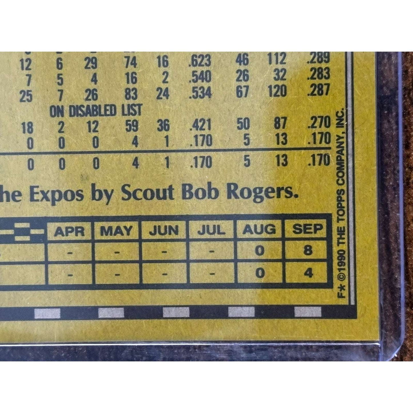 1990 Topps #757 Larry Walker RC Montreal Expos HOF