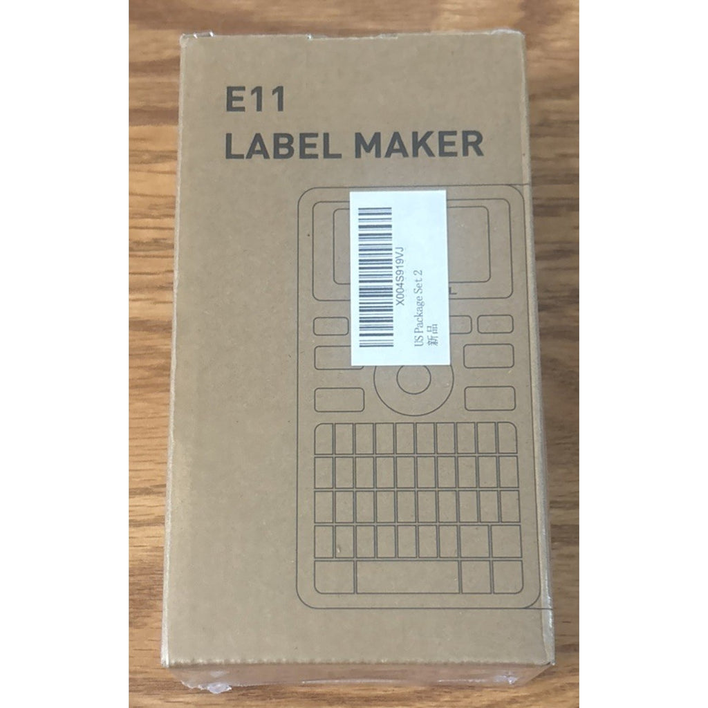 SUPVAN E11 Thermal Inkless Label Maker Bluetooth Keyboard Rechargeable APP Comp