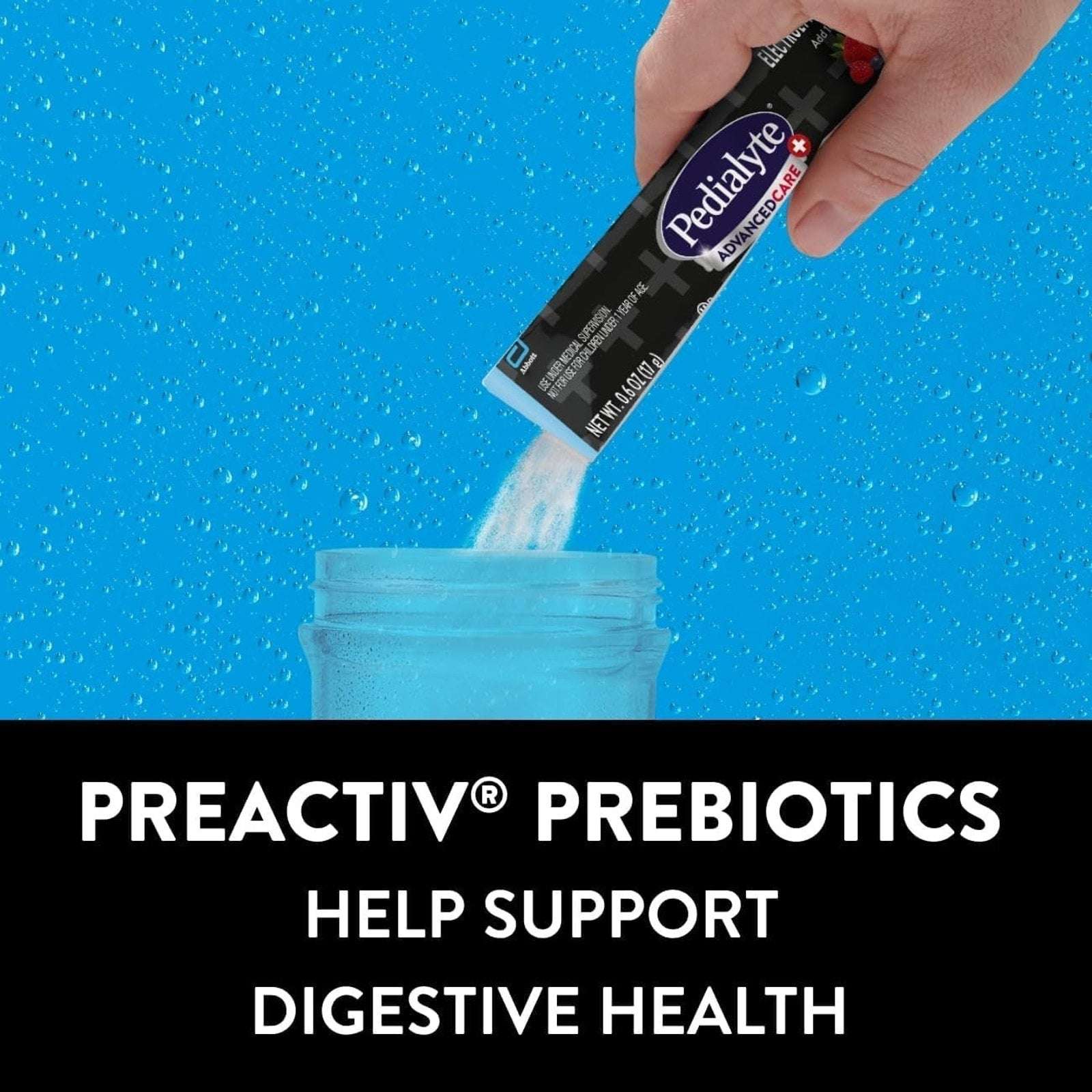 Pedialyte AdvancedCare Plus Electrolyte Powder Berry & Strawberry 24Pk (4 Boxes)