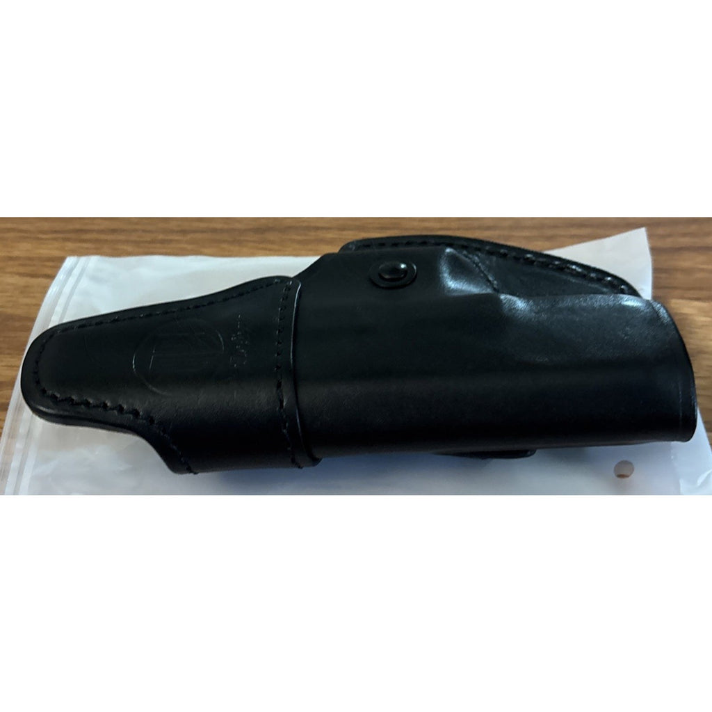 TacDefens IWB Black Leather RH Holster Glock 19 19X 23 45 TriggerBlock Retention