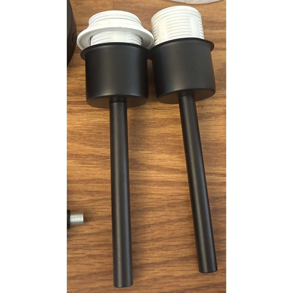 (2) Battery Operated Dimmable Wall Sconce Rechargeable Wall Lights RGB w/ Remote