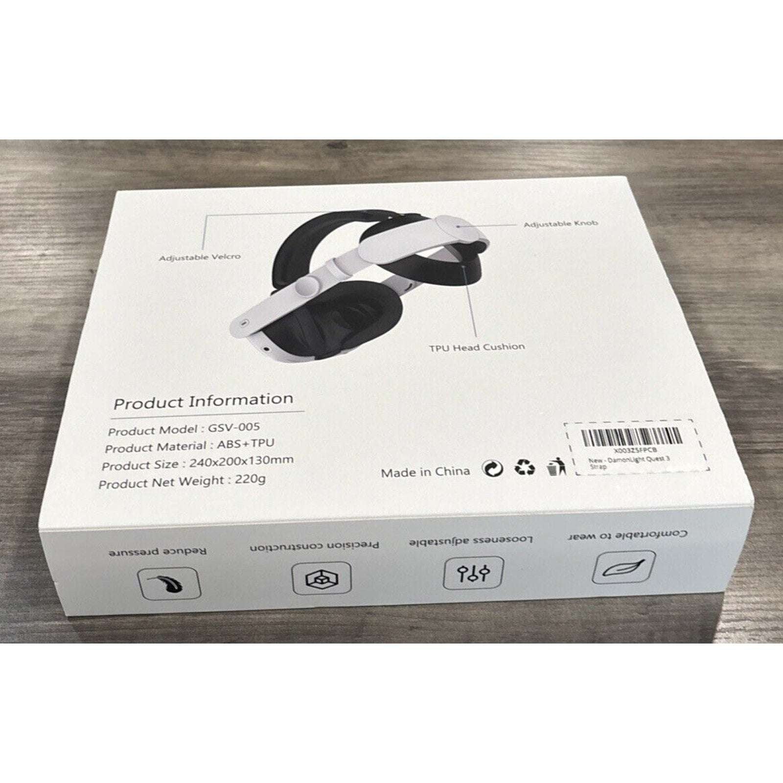Oculus Meta Quest 3 VR Head Strap Adjustable Upgraded Elite Pressure Free Comfy