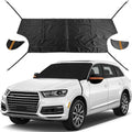 EXQUISLIFE Universal Car Windshield Cover w/ Side Mirrors - Waterproof Snow Ice