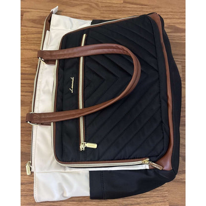 LOVEVOOK Teacher Tote Bag for Women Work, Travel Laptop Bag w/ Large Cup Holder