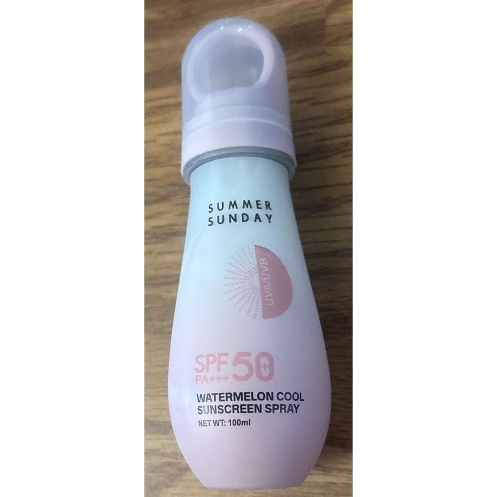 Pagevine Summer Sunday SPF 50 Watermelon Cool Moisturizing Sunscreen Spray