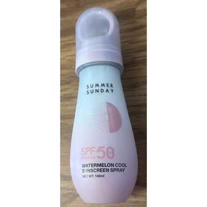 Pagevine Summer Sunday SPF 50 Watermelon Cool Moisturizing Sunscreen Spray