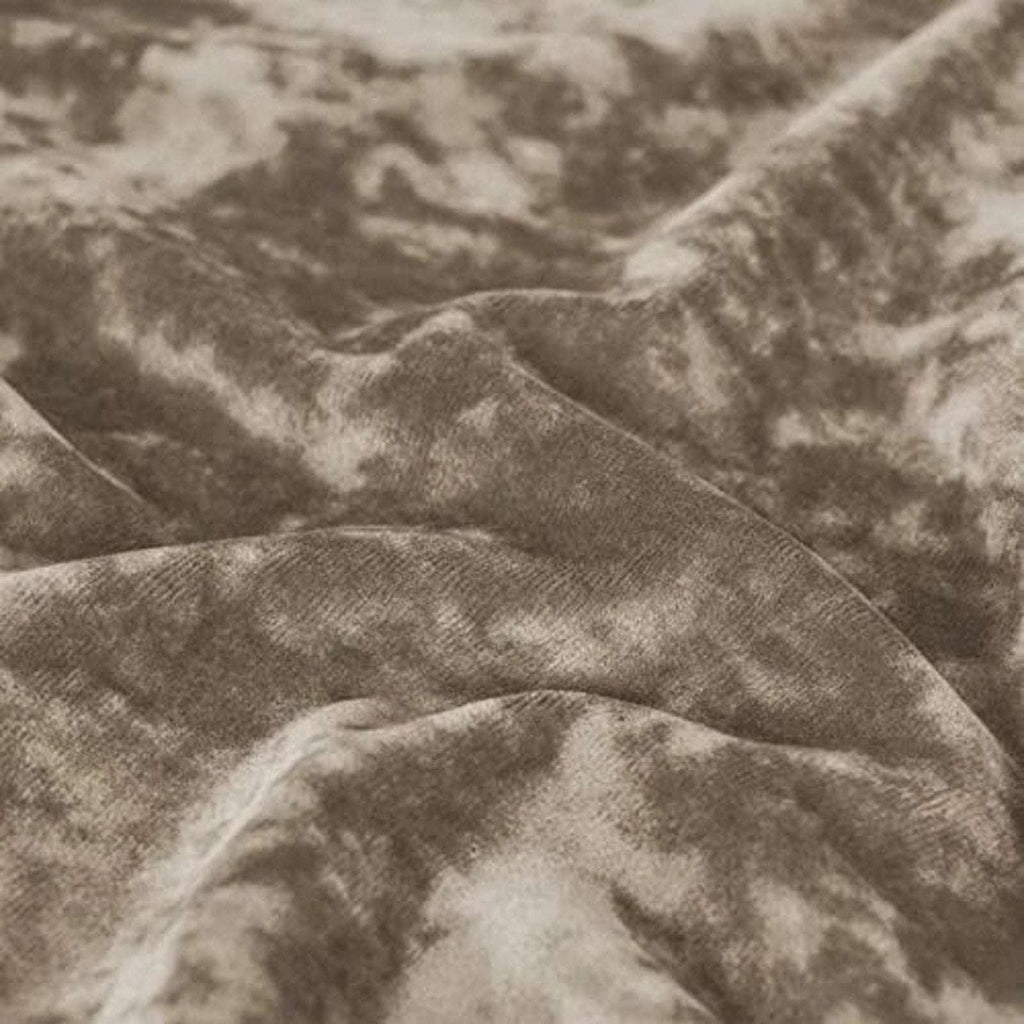 PHF Truly Velvet Fitted Sheet Queen Size Luxury Super Soft & Cozy Deep Fit Khaki