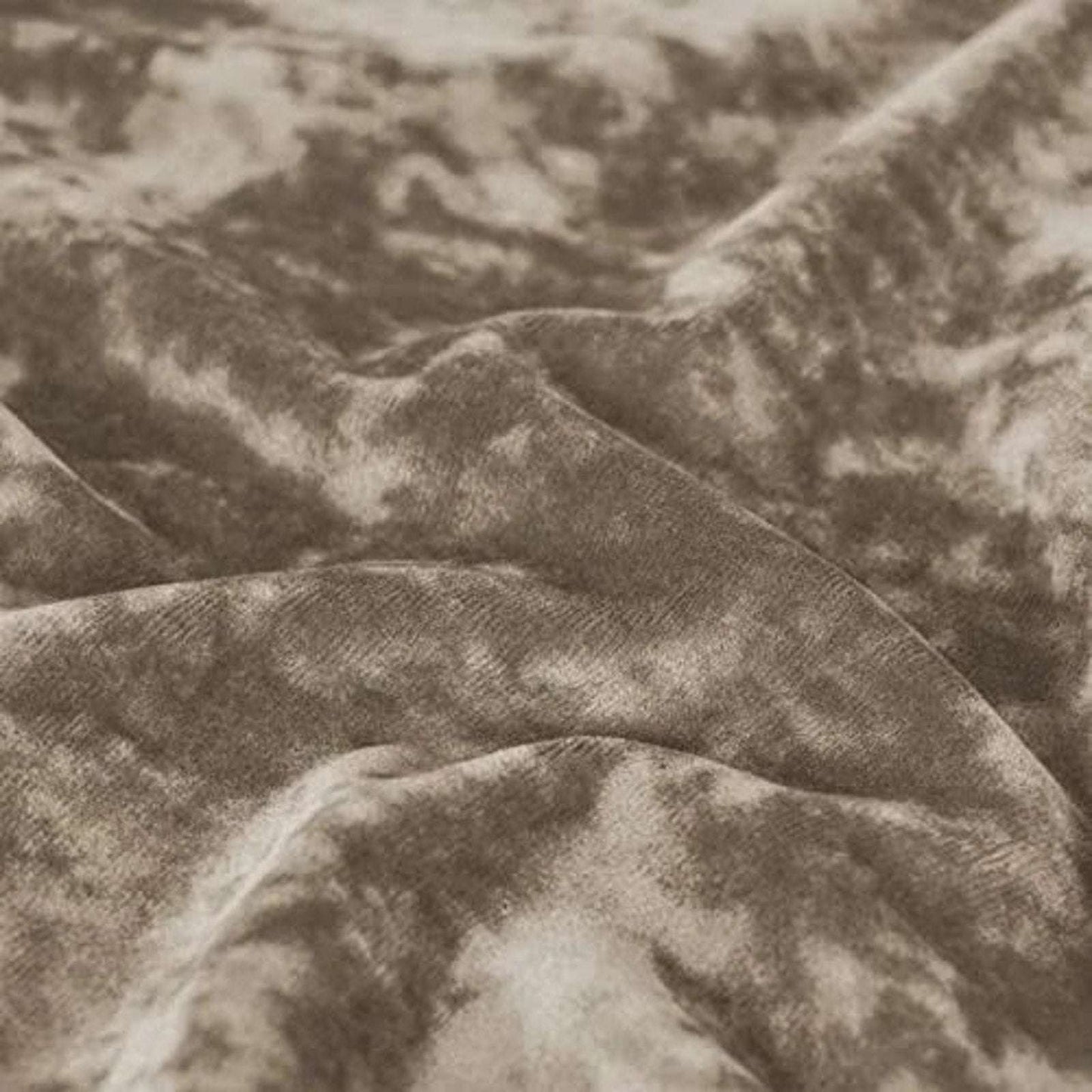 PHF Truly Velvet Fitted Sheet Queen Size Luxury Super Soft & Cozy Deep Fit Khaki