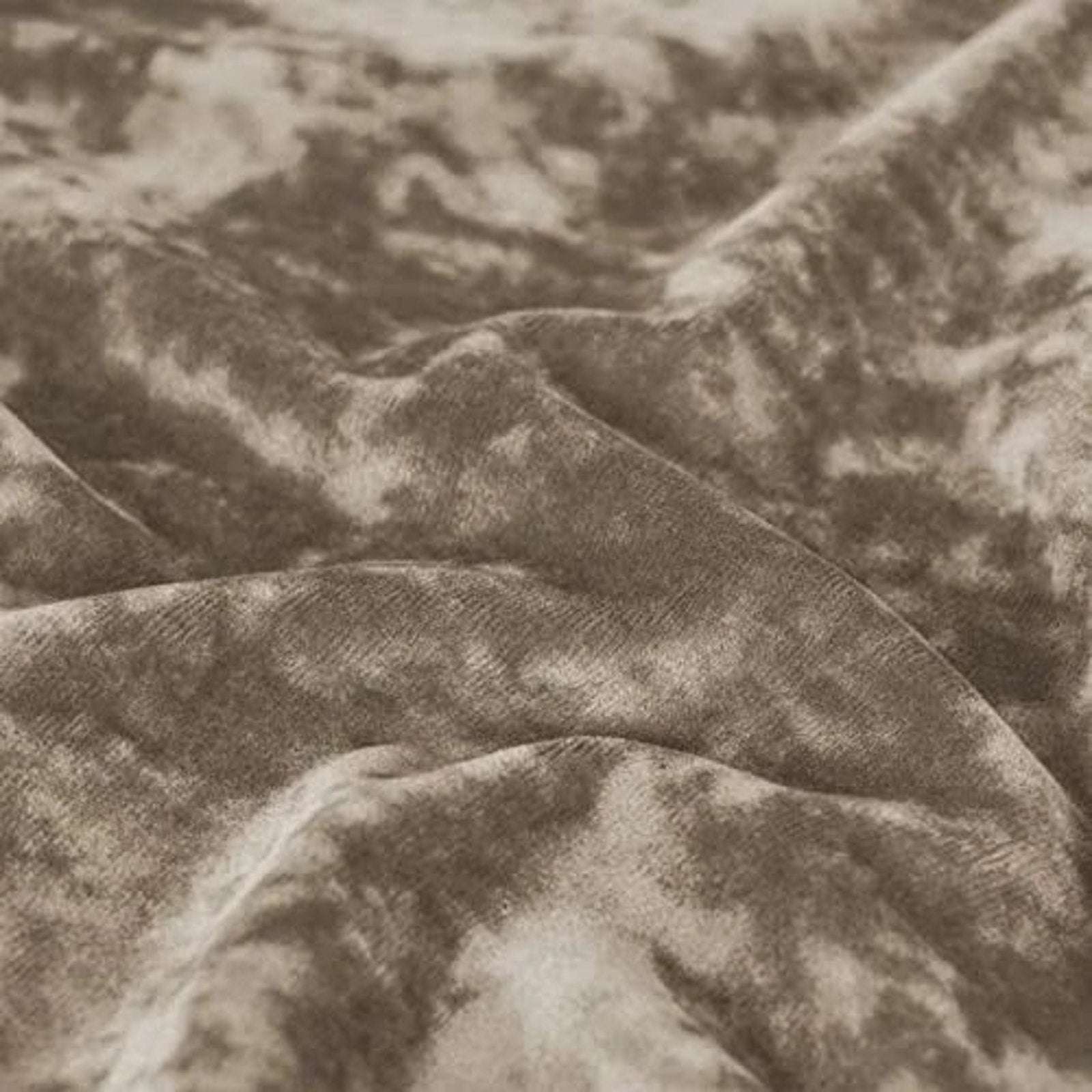 PHF Truly Velvet Fitted Sheet Queen Size Luxury Super Soft & Cozy Deep Fit Khaki