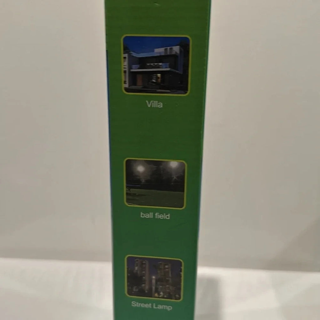 Outdoor Solar LED Street Flood Light Dusk To Dawn Remote Controlled & Waterproof
