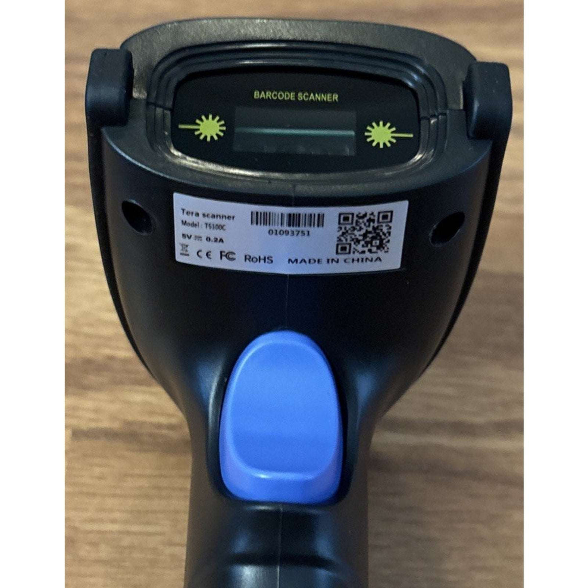 Tera Wireless CCD 1D Barcode Scanner T5100C USB 2.4GHz Wireless & Bluetooth