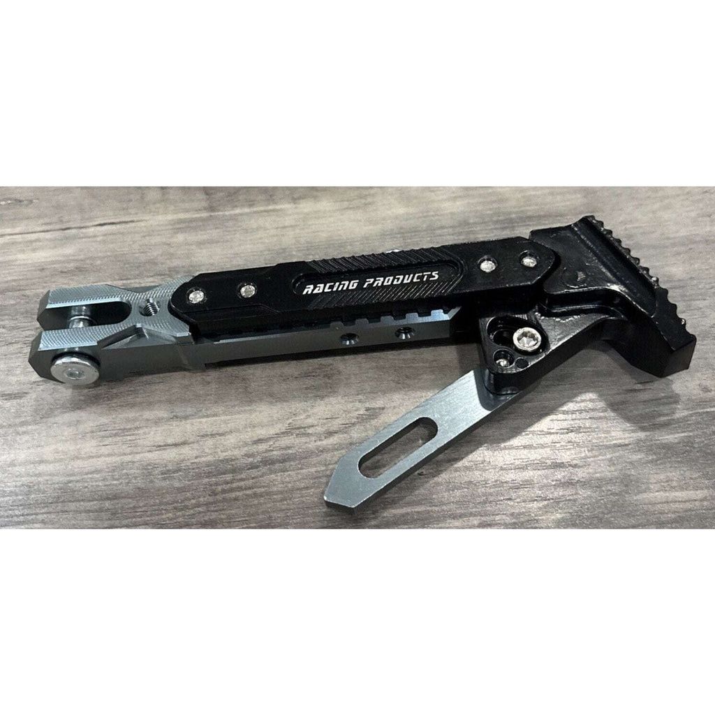 Motorcycle CNC Aluminum Alloy Kickstand Foot Side Support Adjustable READ