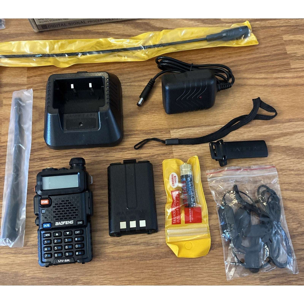 BAOFENG UV-5R 8W Long Range Dual Band NOAA Weather Two-Way Ham Radio VHF UHF FM
