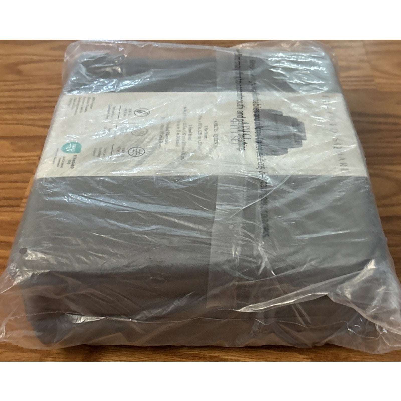 FAIRFIELD SQUARE ULTRA SOFT Wrinkle Resistant 4PC Sheet Set Dark Gray QUEEN
