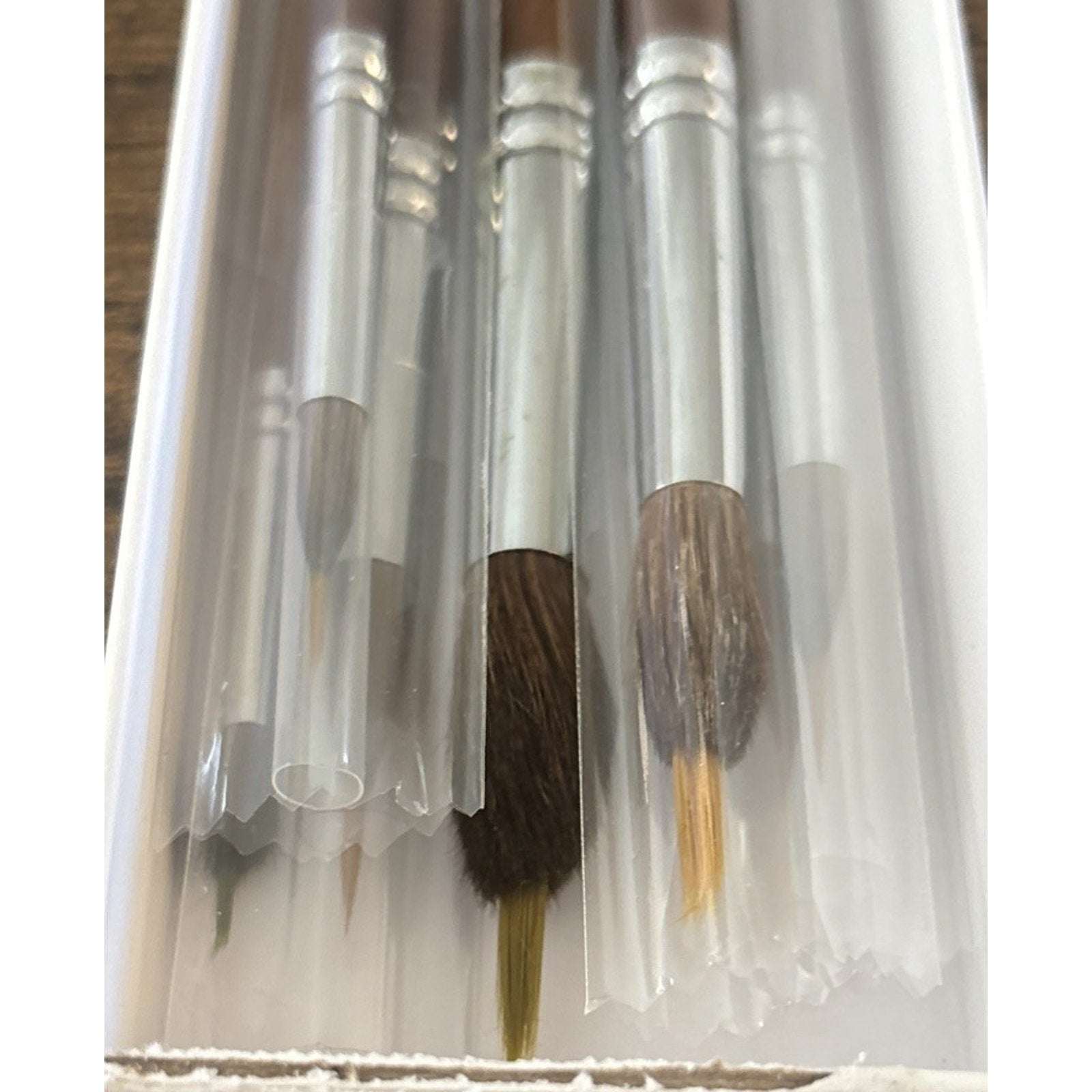 Fuumuui 6Pc Needle Point Brushes Professional Watercolor Brush Set