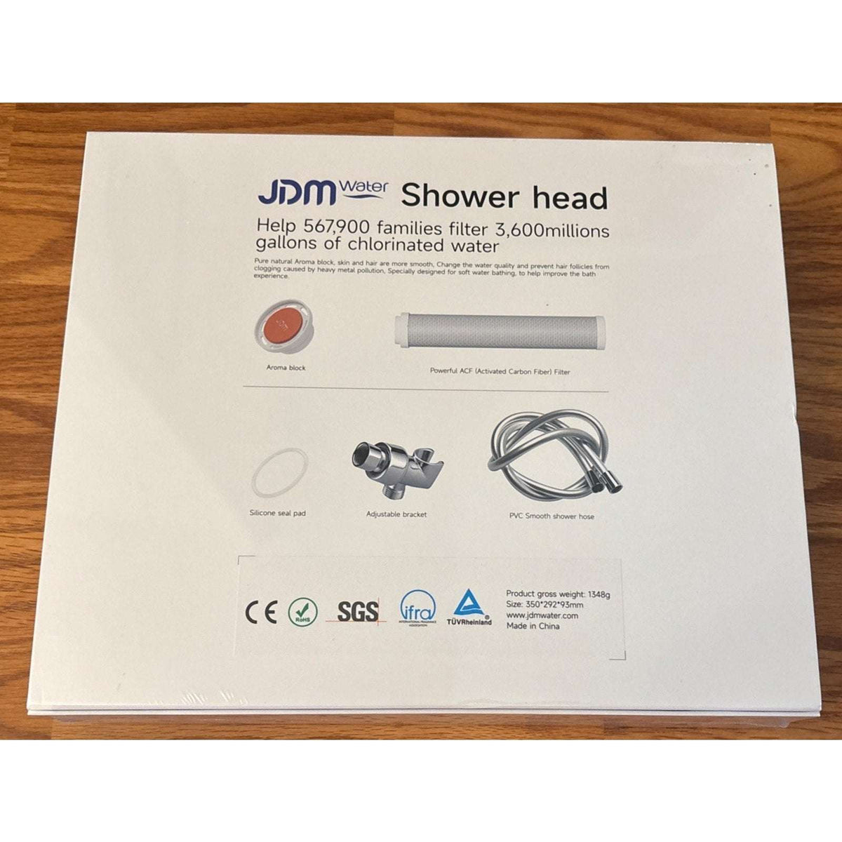 JDM Smart Water Aromatherapy Skincare Filtered Shower Head Showerhead New/Sealed