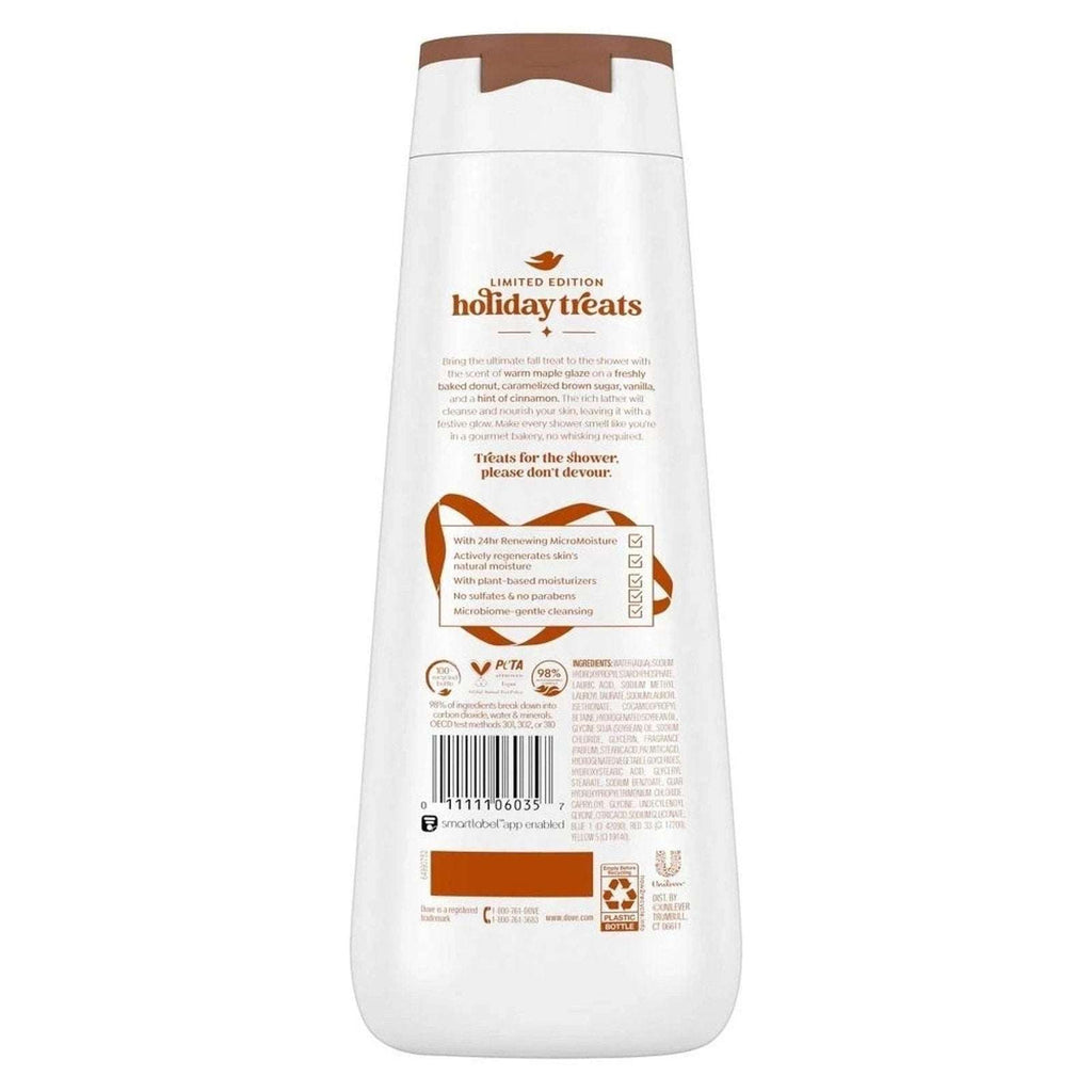 Dove Holiday Treats Limited Edition Body Wash - Maple Glazed Donut - 20 FL OZ