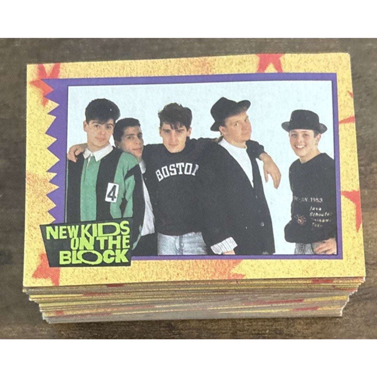New Kids On The Block Collectible Card Lot 60+ Cards & Stickers 1989 NKOTB