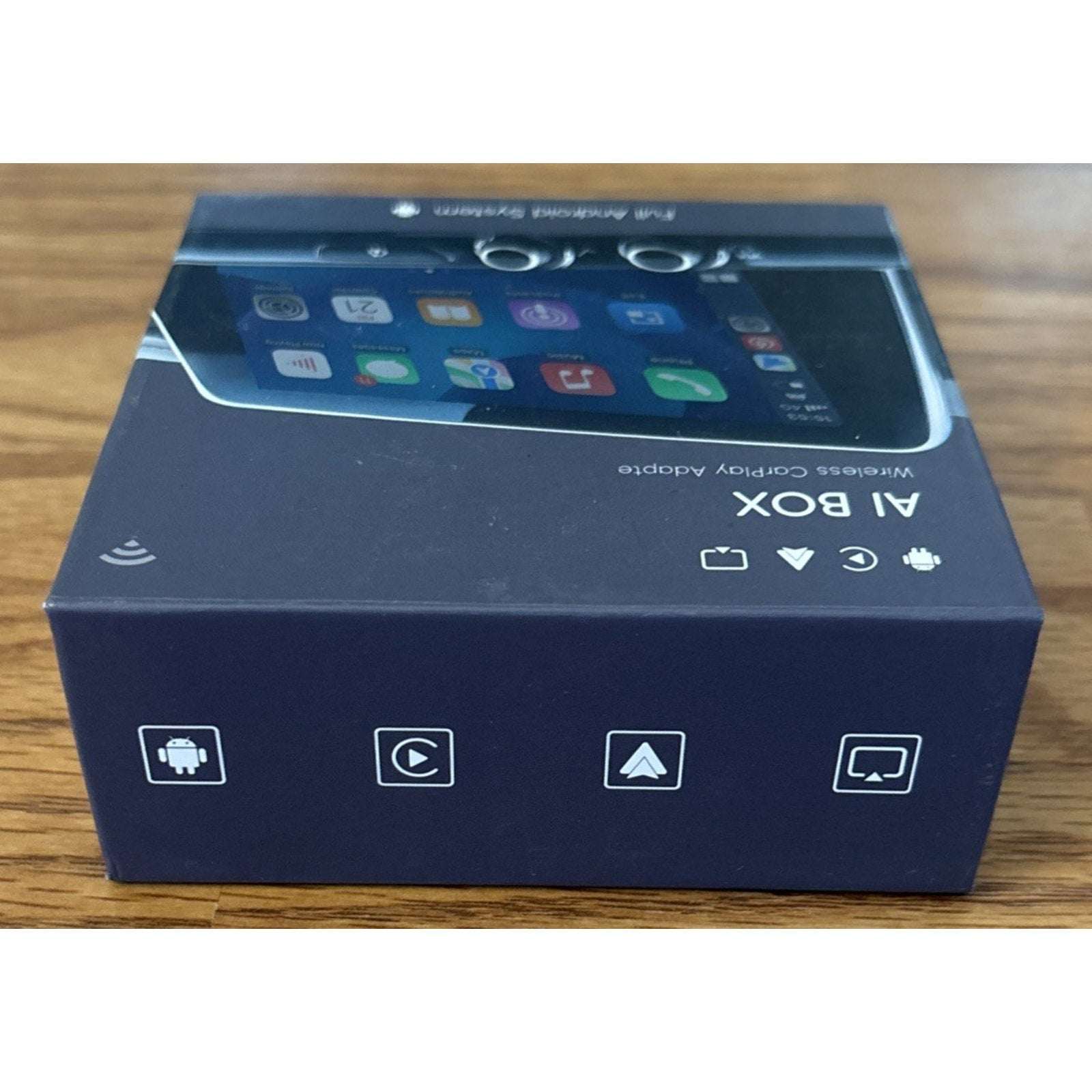 AI Wireless CarPlay Android Auto Streaming Adapter Plug & Play 4GB RAM+32GB ROM